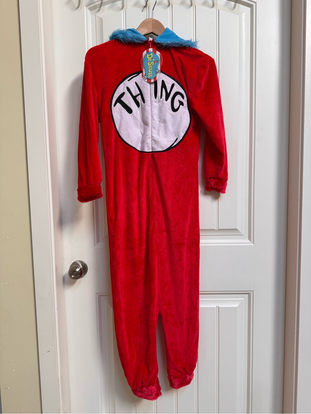 NWT Dr Suess Thing Costume (Flaw). Kids L/XL